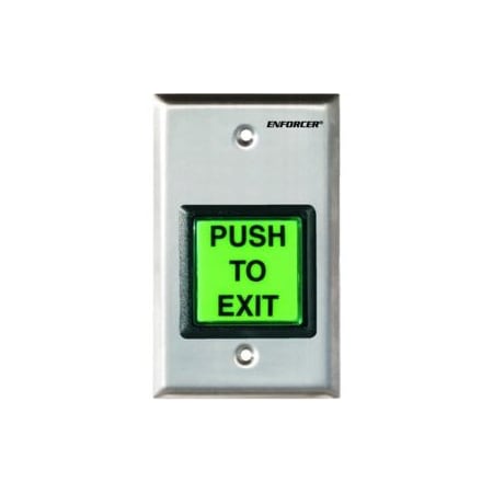 Seco Single Gang Green Exit Button SD-7202GC-PEQ