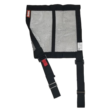 Racequip 18 x 24 in. Window Net Mesh with Strao Mounts, Black RQP824995