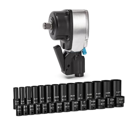 Capri Tools 1/2 in. Drive 6-Point Impact Bundle, SAE, 29-Piece CP55000-29SIB