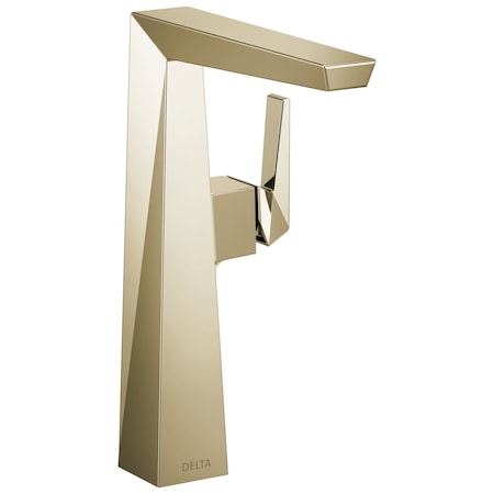 Delta Trillian Single Handle Vessel Bathroom Faucet 743-PN-PR-DST