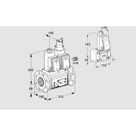 Honeywell Kromschroder VCS780F05NLWR3E/PPPP/PPZ- KS88204610