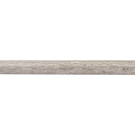 Apollo Tile 1x12 Wooden Grey Marble Polished Pencil Liner Tile Trim 0.5 sqft/case, 10PK APLMGR881PA