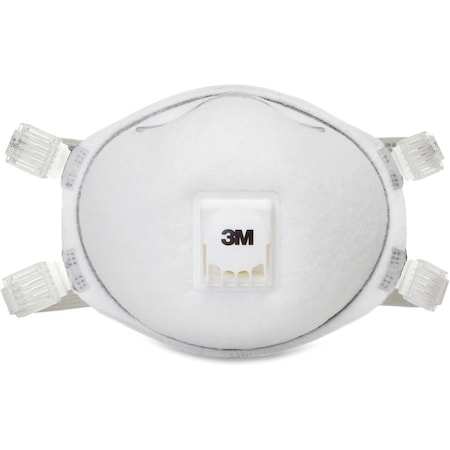 3M Particulate Welding Respirator, N95 w/Faceseal, Cool Flow Valve, Molded, Adj. Buckle, M, PK10 8212