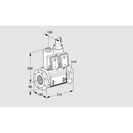 Honeywell Kromschroder VCS7T80A05NLQRB/PPMP/PPMP KS88204394