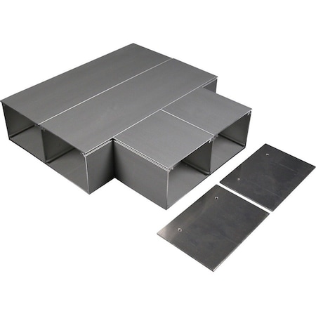 Wiremold Tee Fitting, Gray, Aluminum ALA4815