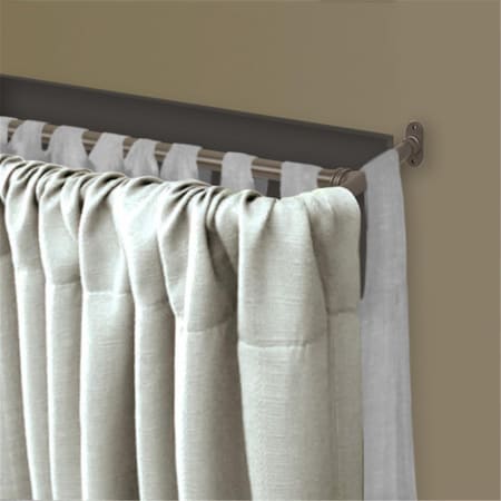 Central Design 0.625 in. Double Blackout Curtain Rod with 48 to 84 in. Extension, Antique Brass BOT63-484D