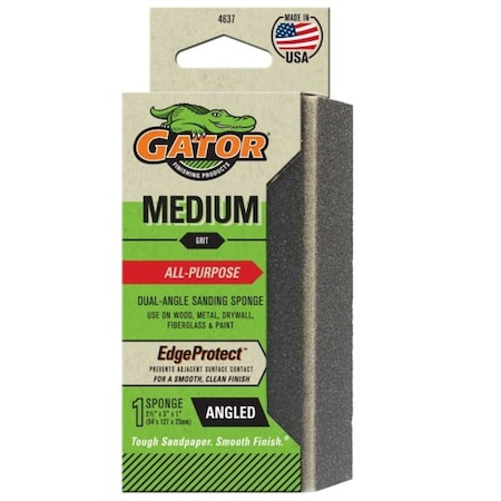 Gator Sanding Spng Wedge 3X5X1In Med 4637