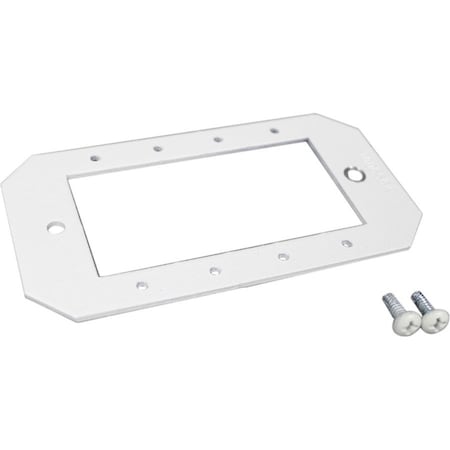 Wiremold Device Plate, White, PVC 8MAAP