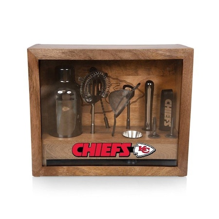 Picnic Time Family Of Brands NFL Kansas City Chiefs - Old Fashioned Bar Set 861-09-511-167-2
