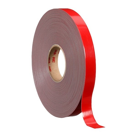 3M Foam Tape, Gray, 36 yd L, 1 in W 56146