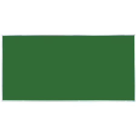 Aarco Porcelain on Steel Chalkboard Sating Anodize Aluminum Frame 48"x96" Green DS4896G