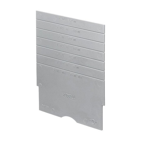 Hubbell Wiring Device-Kellems Side by Side Divider, Rectangular, PVC S1DIV1