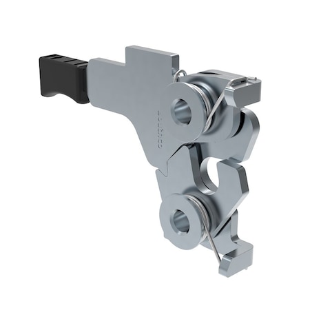 Southco Rotary Push To Close, Medium Size, Hand Operated, 8.3 mm Thru, Steel, Zinc Plate, Bright chromate R4-20-20-401-10