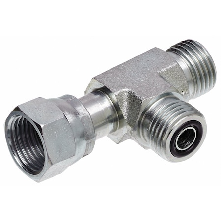 Gates Male Flat-Face O-Ring to Female Flat-Face O-Ring to Male Flat-Face O-Ring - Tee G60744-0404