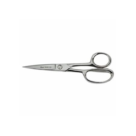 Crescent/Wiss Inlaid Industrial Shears with Enlarged Lower Ring, 8.125 in OAL, Silver, Sharp 186-1DSN