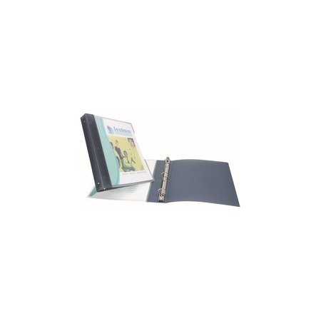 Avery Ring Binder, Gray, Round Ring AVE17676