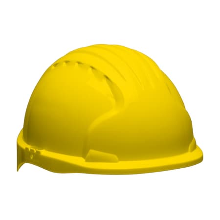 Jsp Evolution Deluxe 6151 Short Brim Hard Hat w/HDPE Shell, 6-Point Polyester Suspension and Wheel Ratch 280-EV6151S-20