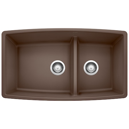 Blanco Performa Medium 1-3/4 Low Divide, Cafe Brown 441313