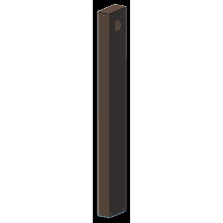 Westgate 18" TWO SIDE POST, Dark Bronze WMS-POST2-18