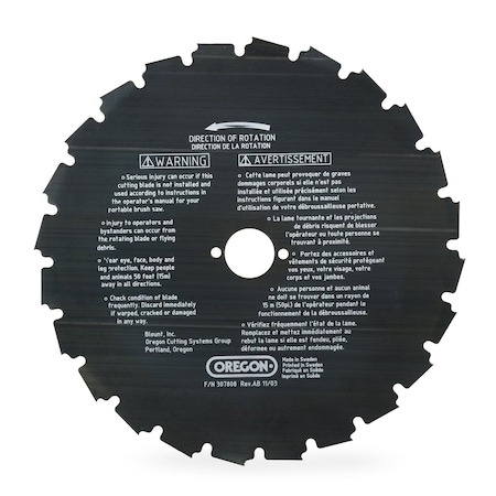 Oregon Clearing Saw Blade Grass & Brush Cutter, EIA, 24-Tooth 41-933