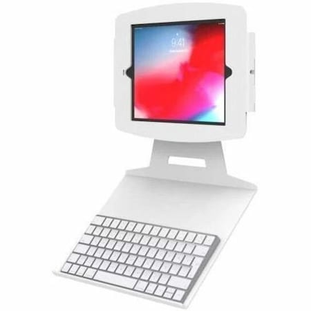 Compulocks UNIVERSAL TABLET ENCLOSURE KIOSK WHITE KEYBOARD TRAY - WALL MOUNT SHELF, THAT CA UKBTRAYW