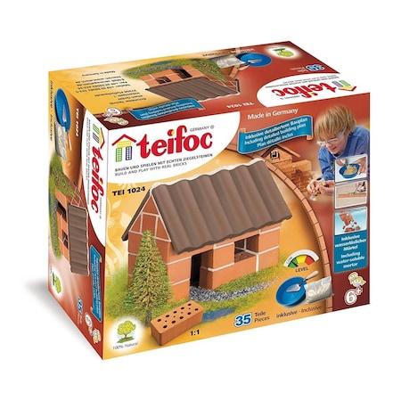 Teifoc Small Family House, Model Building Kit - 35 Piece 1024