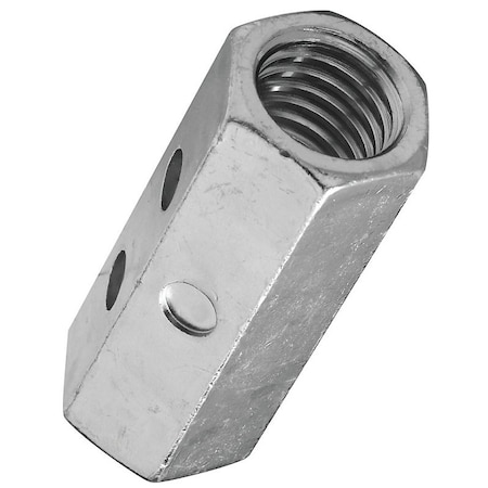 National Hardware 4003 Series Coupling Nut, UNC Thread, 5/8-11 Thread, Steel, Zinc N182-717