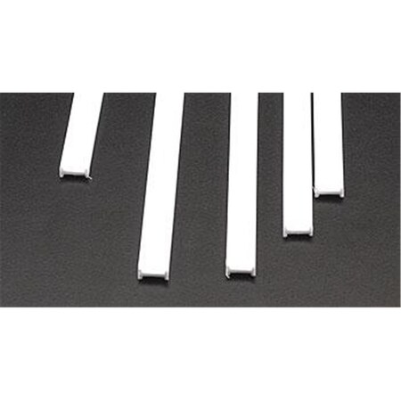 Plastruct 0.25 in. BFS - 8 I-Beam Styrene, 5PK PLS90516