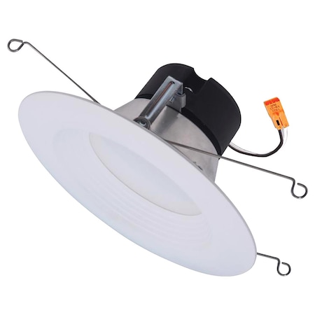 Halo Halo Matte White 5-6 in. W Plastic LED Retrofit Recessed Lighting 6.97 W LT56079FS1EWHR