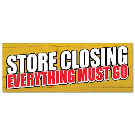 Signmission Store Closing, 36 Inch, Banner B-96-30424