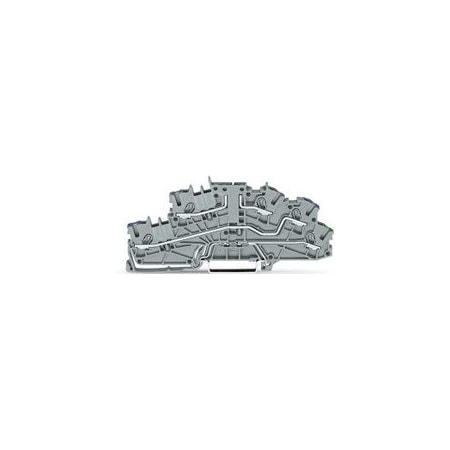 Wago Multilevel Installation Terminal Block (NT/L/PE), 50PK 2003-6661
