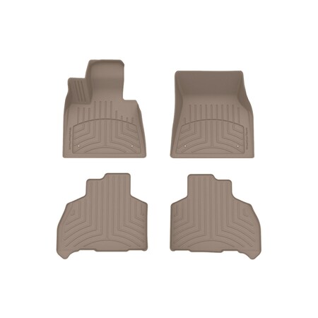 Weathertech Tan, Front and Rear FloorLiner HP 451507-1-5IM