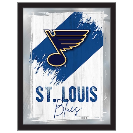 Holland Bar Stool Co St Louis Blues 17 in.x22 in. Logo Wall Mirror MLogo