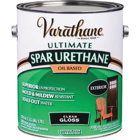 Varathane Gloss Clear Exterior Low VOC Spar Urethane 1 Gal. 242179