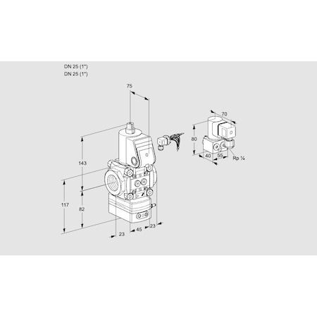 Honeywell Kromschroder VAD125R/NW-100A KS88003644