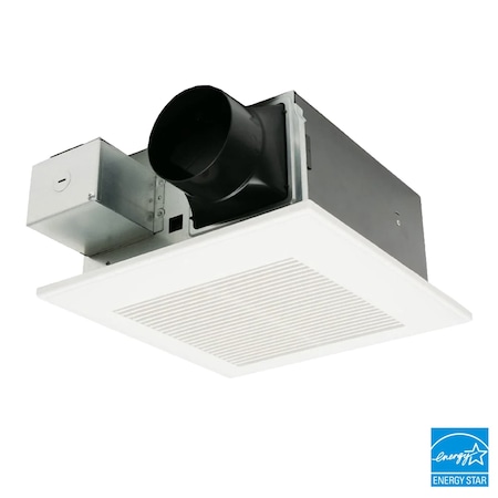 Panasonic Exhaust Fan, 7 7/8" H, 10 1/4" W, 120V AC FV-0511VFC1