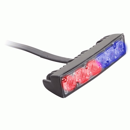 Heise 4.1in 6 LED Bi-Color Bl Rd Marker Lights HE-MUGRL-6BR