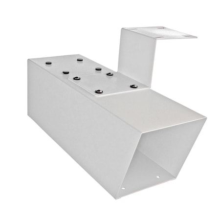Mail Boss Mailbox Newspaper Holder Attachment, Cream White, Galvanized Steel 805959
