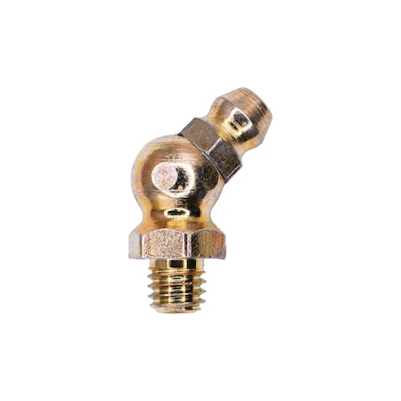 Auveco Grease Fitting M6-1.0 45 Degrees, 100PK 15133