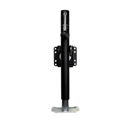 Powerwinch Select Series Jack - 2500lb, Bolt-On, Flat Plate, Carbon Black 21400-J-2500-BF-B-R