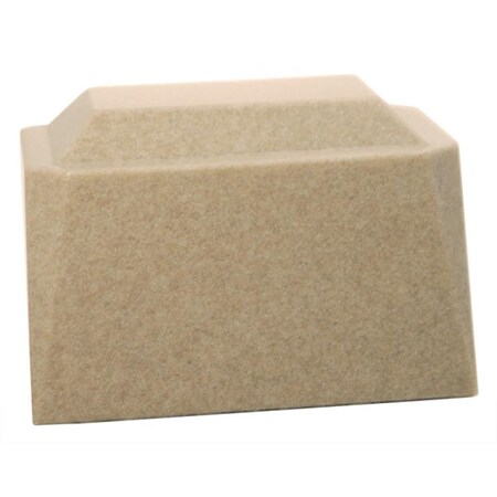 Fasttrack2Fitness Cultured Granite Cremation Alta Adult Urn, Whole Wheat FA2054207