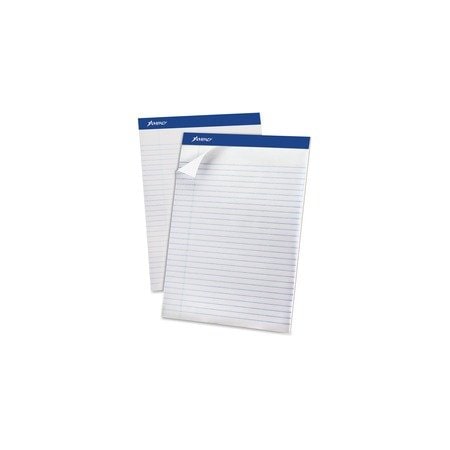 Ampad Recycled Writing Pads, Wide/Legal Rule, 8.5 x 11.75, Wht, 50 Sht, 12PK 20-170