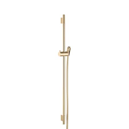 Hansgrohe Unica Wallbar S, 36" in Brushed Gold Optic 28631250