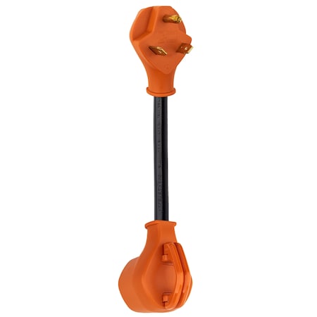 Power Sentry RV Adapter Cord, 14-50R, TT-30P, Orange/Black GLRVAD30M50F012