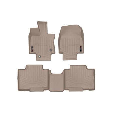Weathertech Tan, Front and Rear Floorliners 451609-1-4