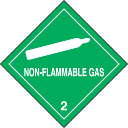 Accuform DOT SHIPPING LABELS HAZARD CLASS 2 MSL201EV5