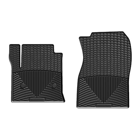 Weathertech Black, Front All Weather Floor Mats WTXB308000