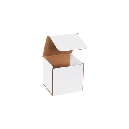 Bubblefast 50-6 x 6 x 6'' White Corrugated Mailers, 50PK BFM666
