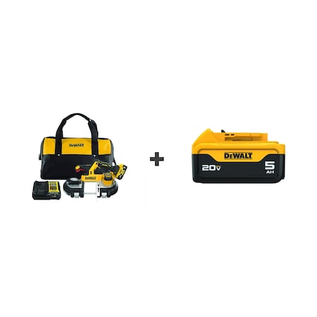Dewalt DEWALT 20V Band Saw Kit BONUS BATTERY DCS379P1/DCB205