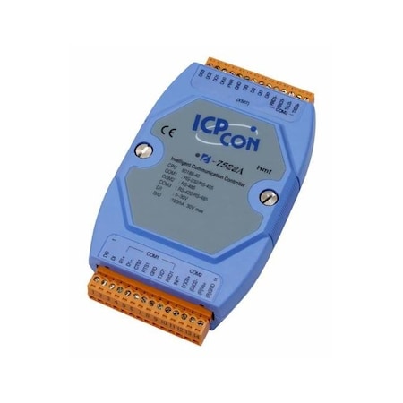 Icp Das Intelligent Communication Controller with one RS-485 port, one RS-232 port and one I-7522A